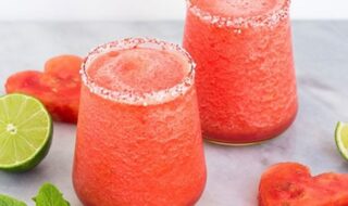 suco de melancia com limão