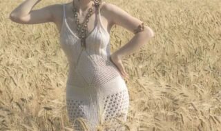 roupas de crochê